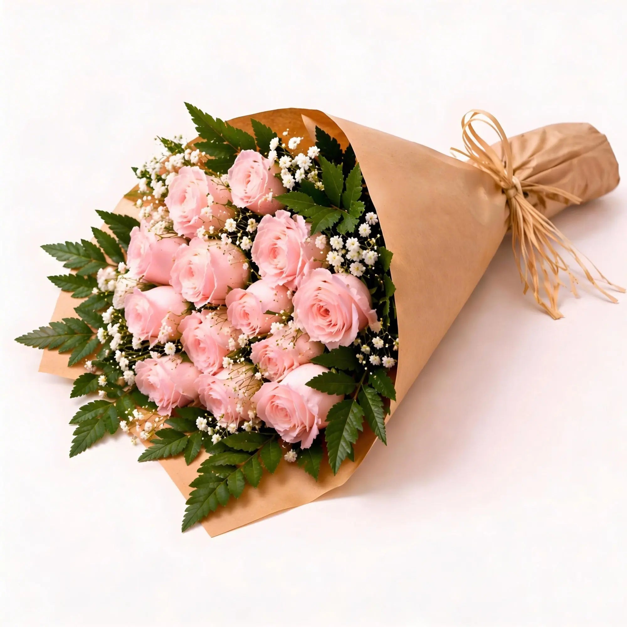12 Light Pink Roses - Roses Everywhere