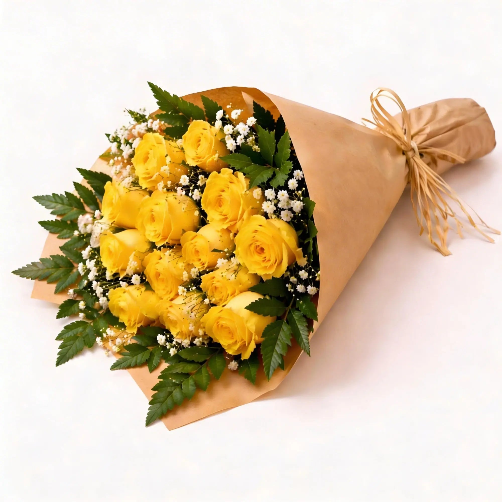 12 Yellow Roses - Roses Everywhere