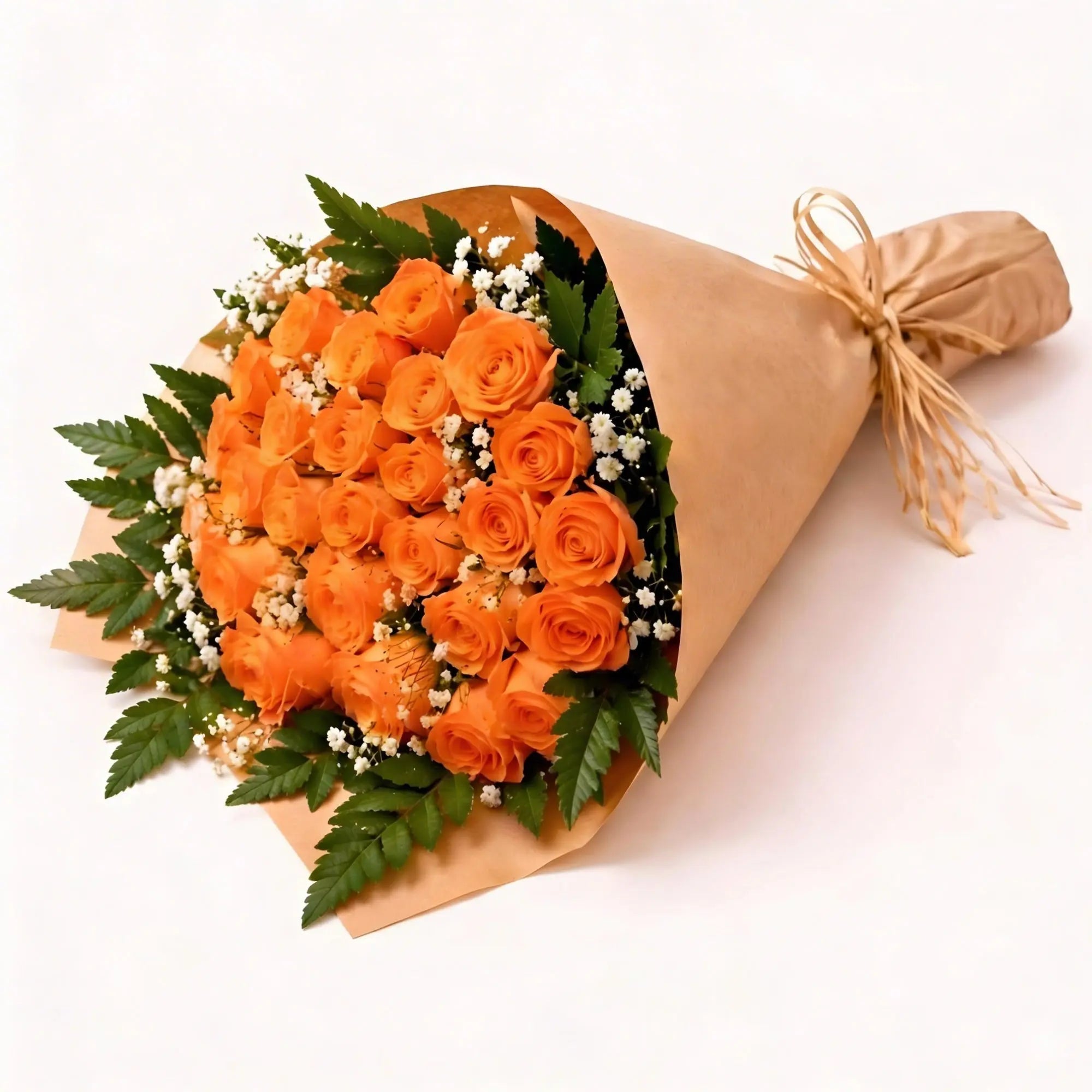 24 Orange Roses - Roses Everywhere