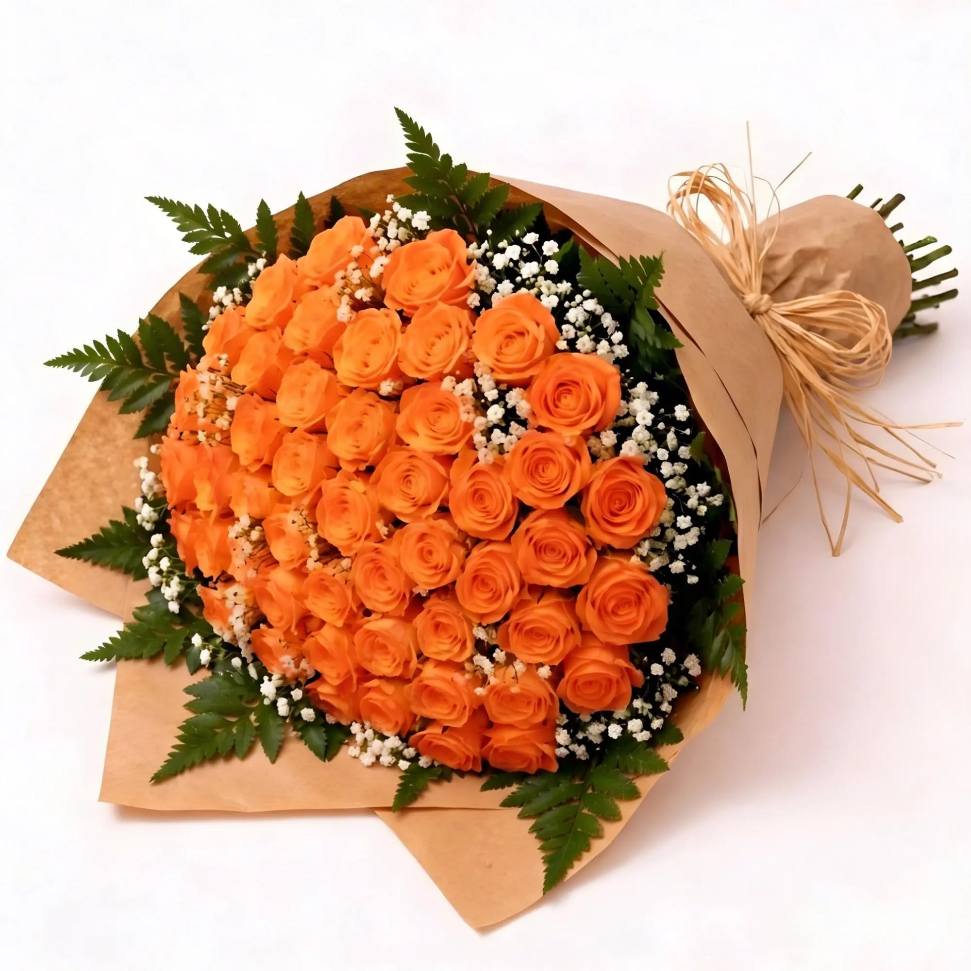 50 Orange Roses - Roses Everywhere