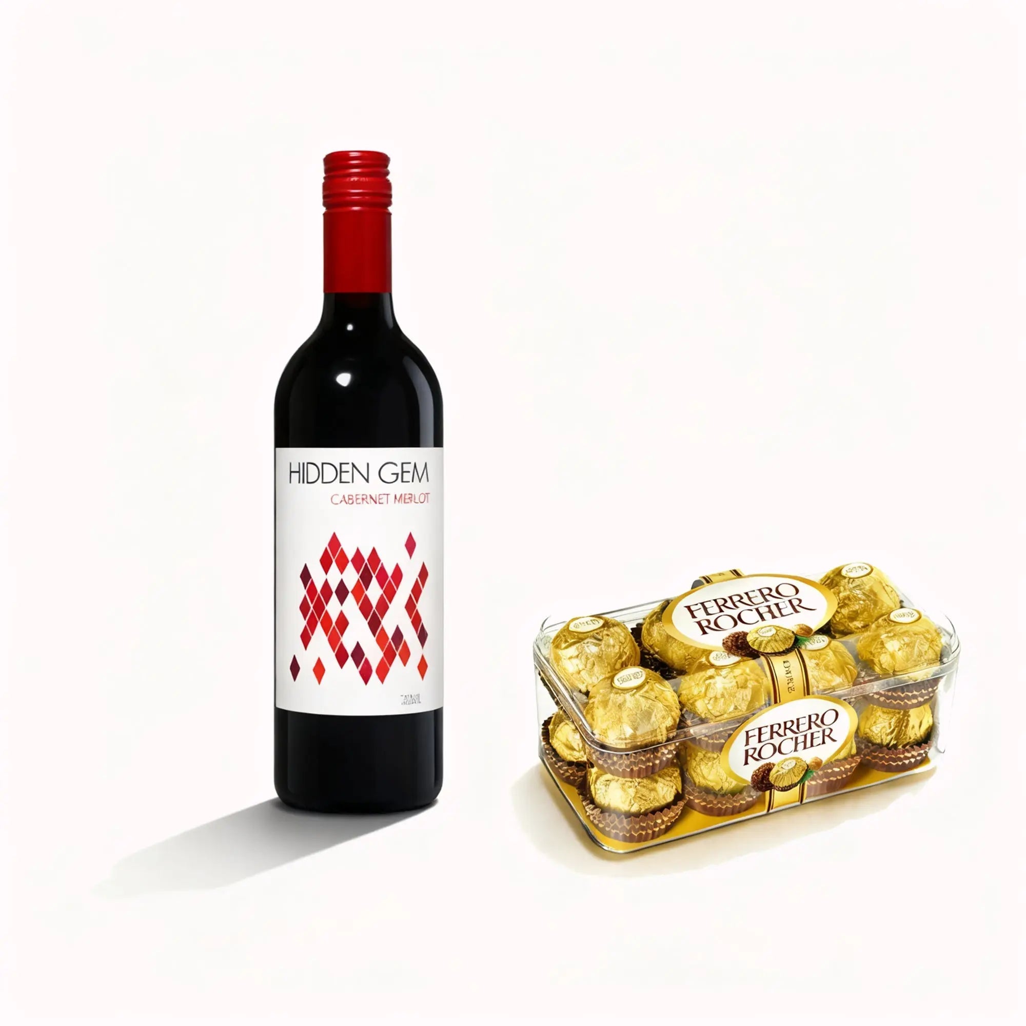 Bundle: Premium Wine + Chocolates - Roses Everywhere