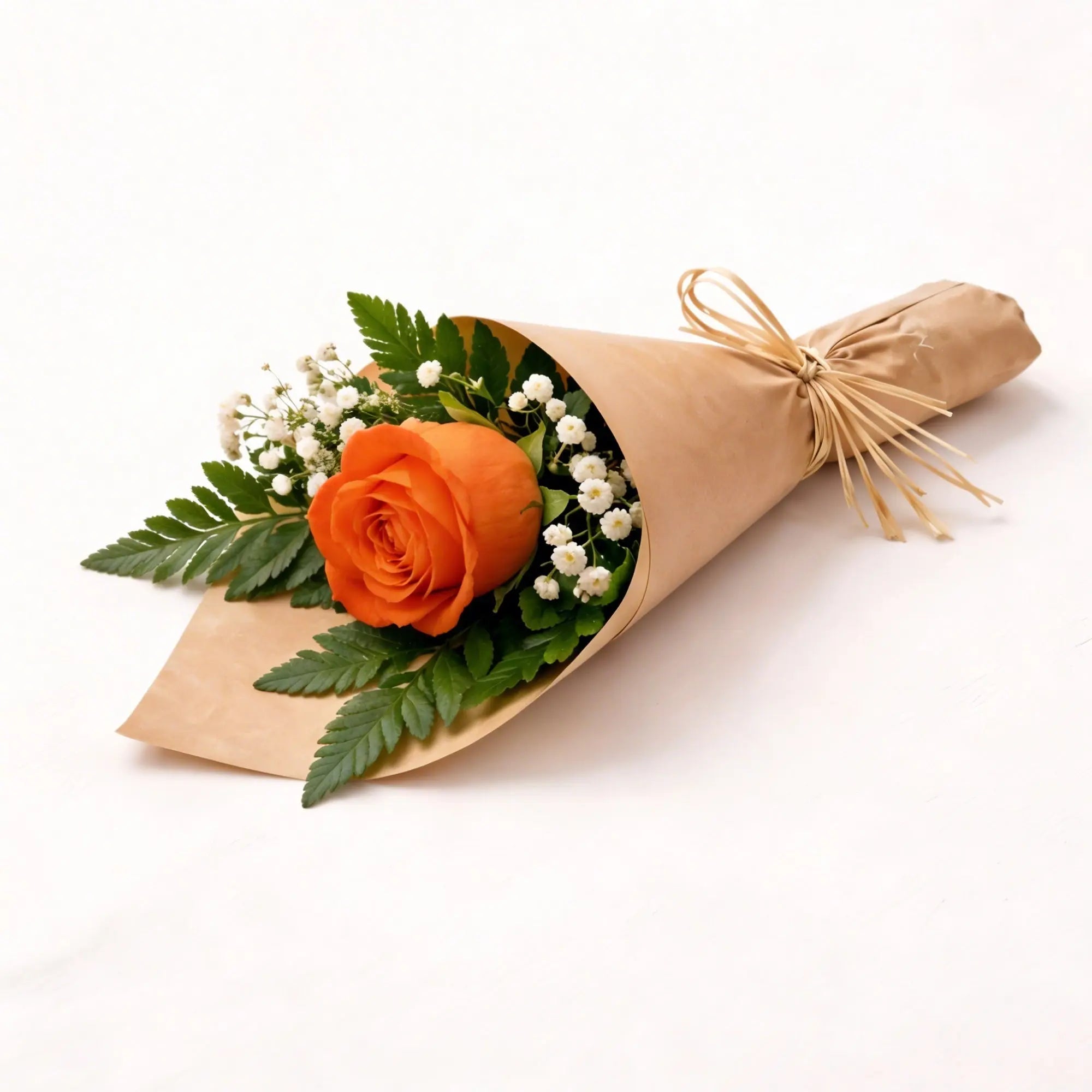 1 Orange Rose - Roses Everywhere