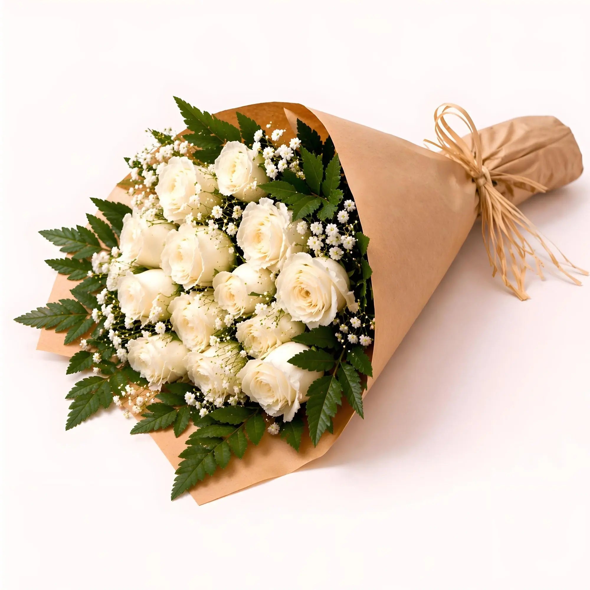 12 Cream Roses - Roses Everywhere