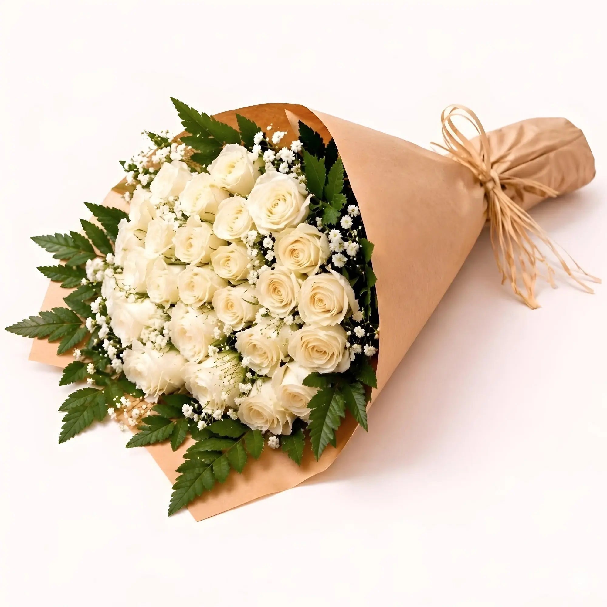24 Cream Roses - Roses Everywhere