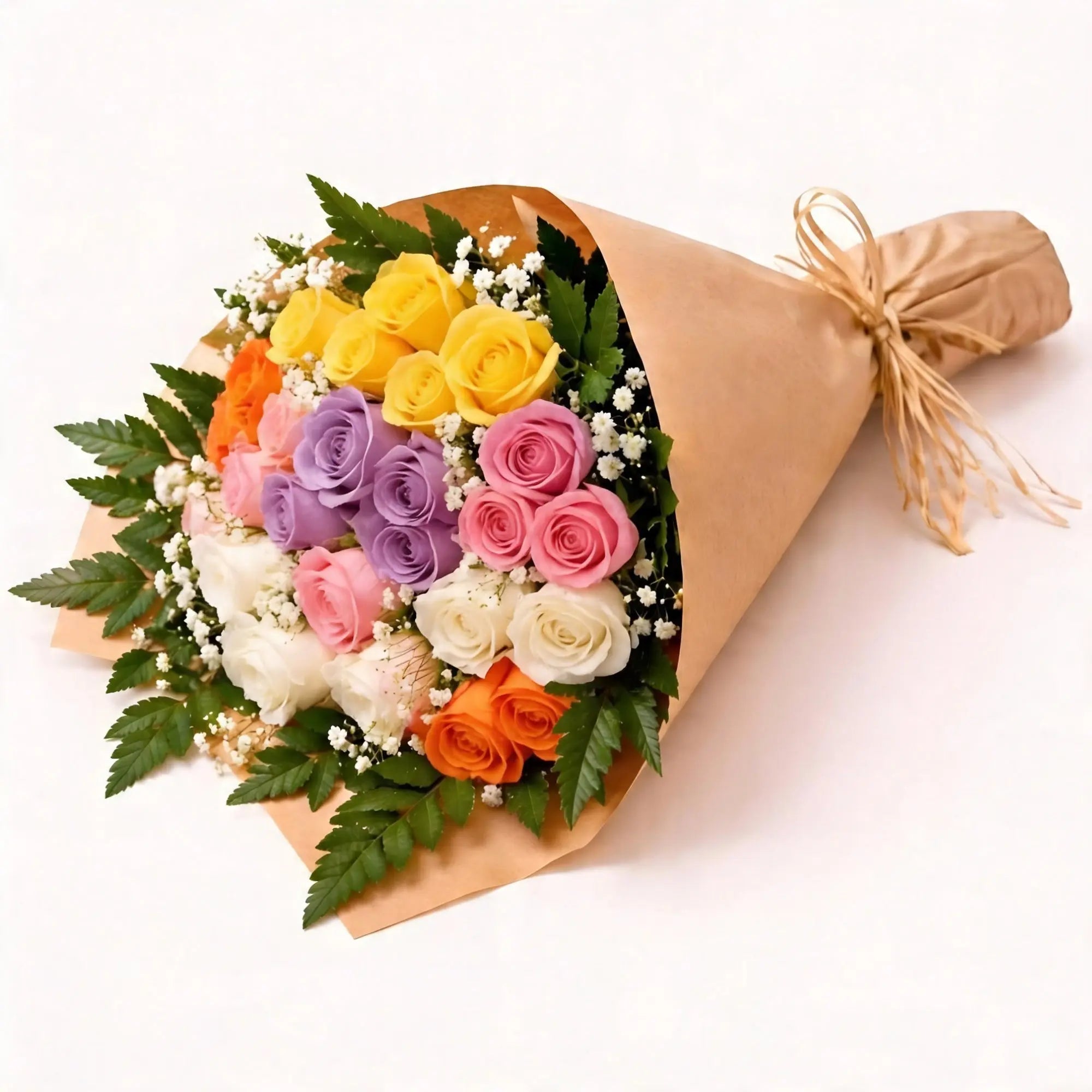 24 Multi - Colour Roses - Roses Everywhere
