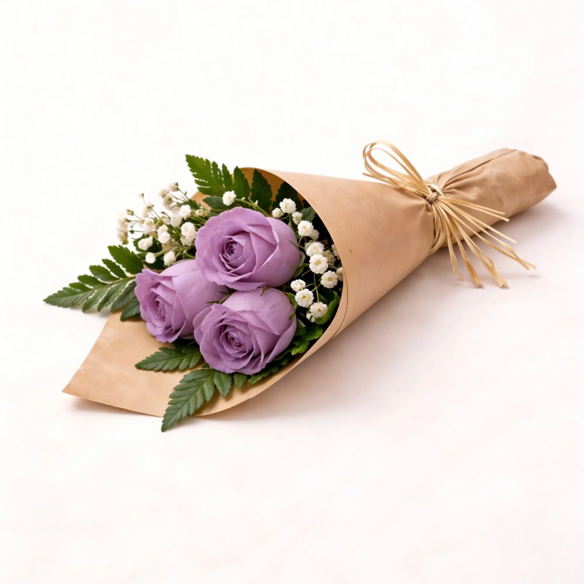 3 Lavender Roses - Roses Everywhere