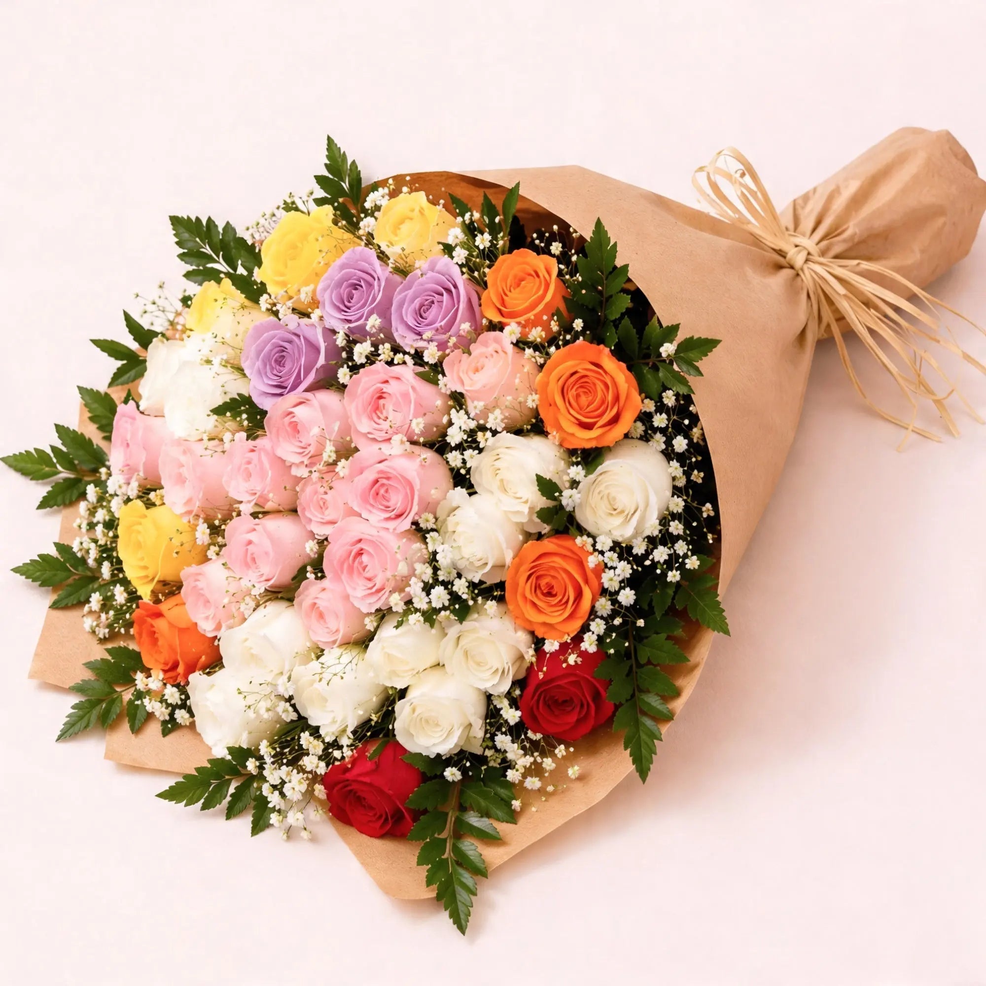 36 Multi - Colour Roses - Roses Everywhere