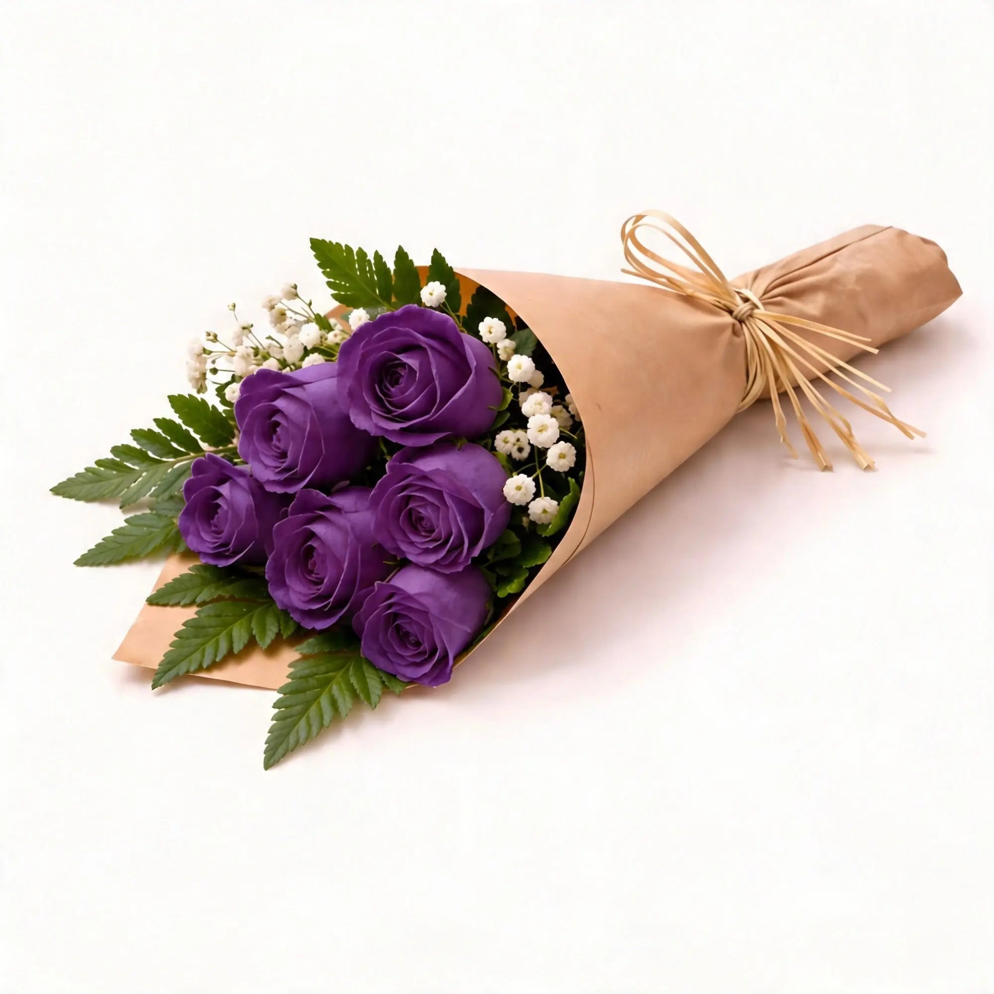 6 Purple Roses - Roses Everywhere